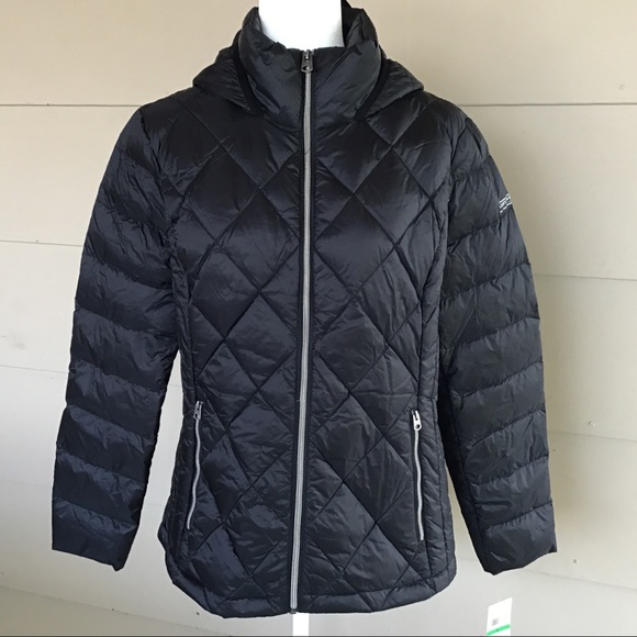 NWT Lucky Brand Quilted Packable Down Coat - Sz M - Picture 12 of 14